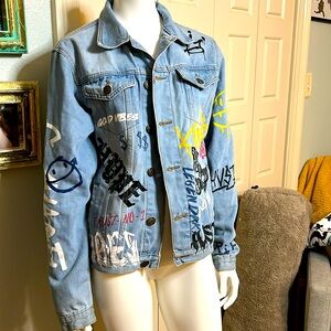 #BB Carbon Jean Jacket Small